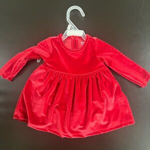 Red Velvet Baby Dress